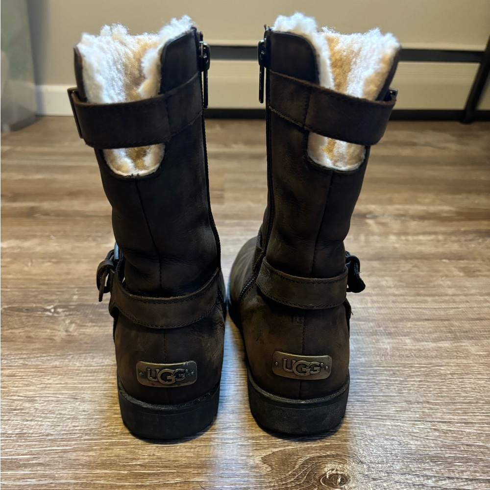 Ugg Suede Boots with Sherpa Lining